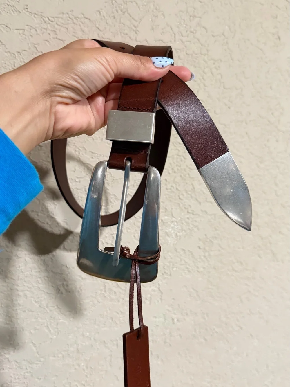 Linea Pelle | NWT! Logan Belt In Dark Brown
